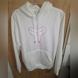 New Nike Kobe Mamba Halo Hoodie Men's White HF6454-100 Size L